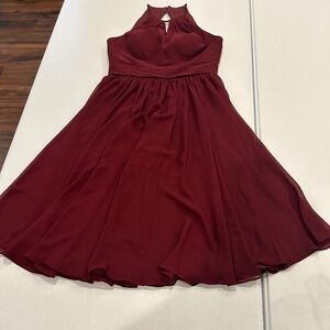 Classic chiffon bridesmaids dress